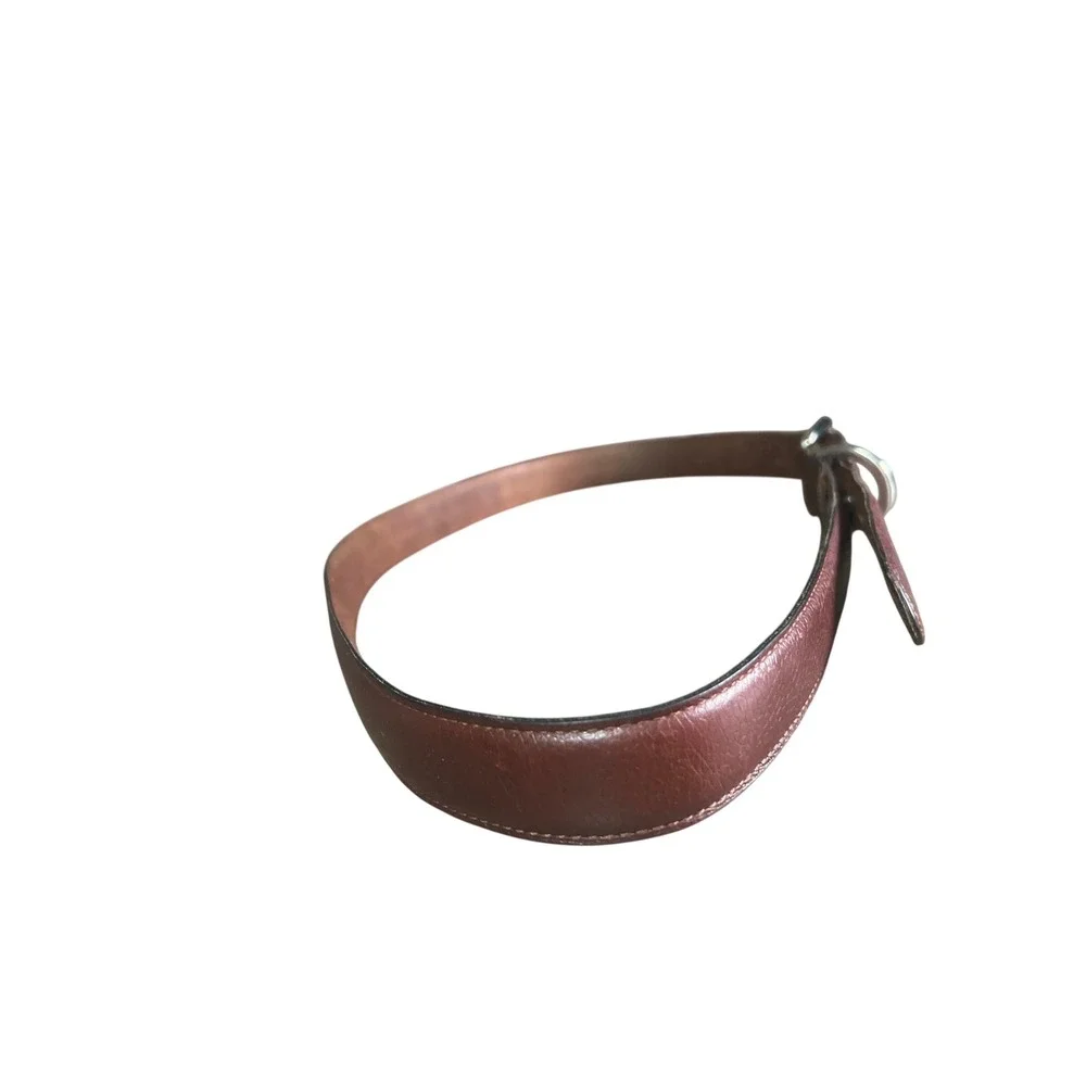 Retro 90's Guess Brown Mens Leather Belt Size 38 Made in Argentina Chic Vintage